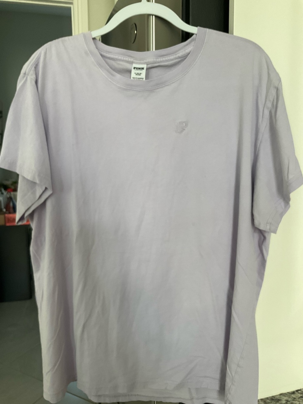 PINK Victoria's Secret Lavender Short-Sleeve Tee